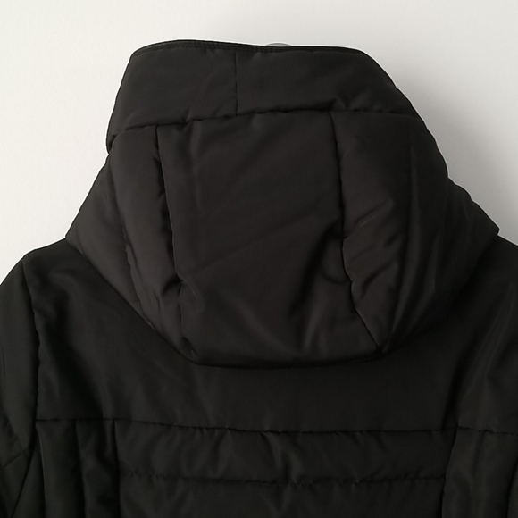 NWT Suzy Shier Black Long Winter Coat - Picture 4 of 6